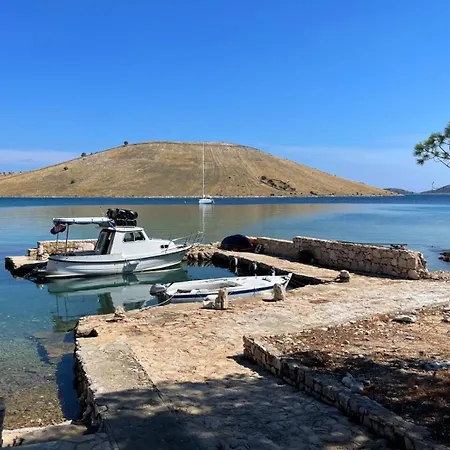 Secluded Fisherman's Cove Vrulje, Kornati - 22346 בית נופש מורטר